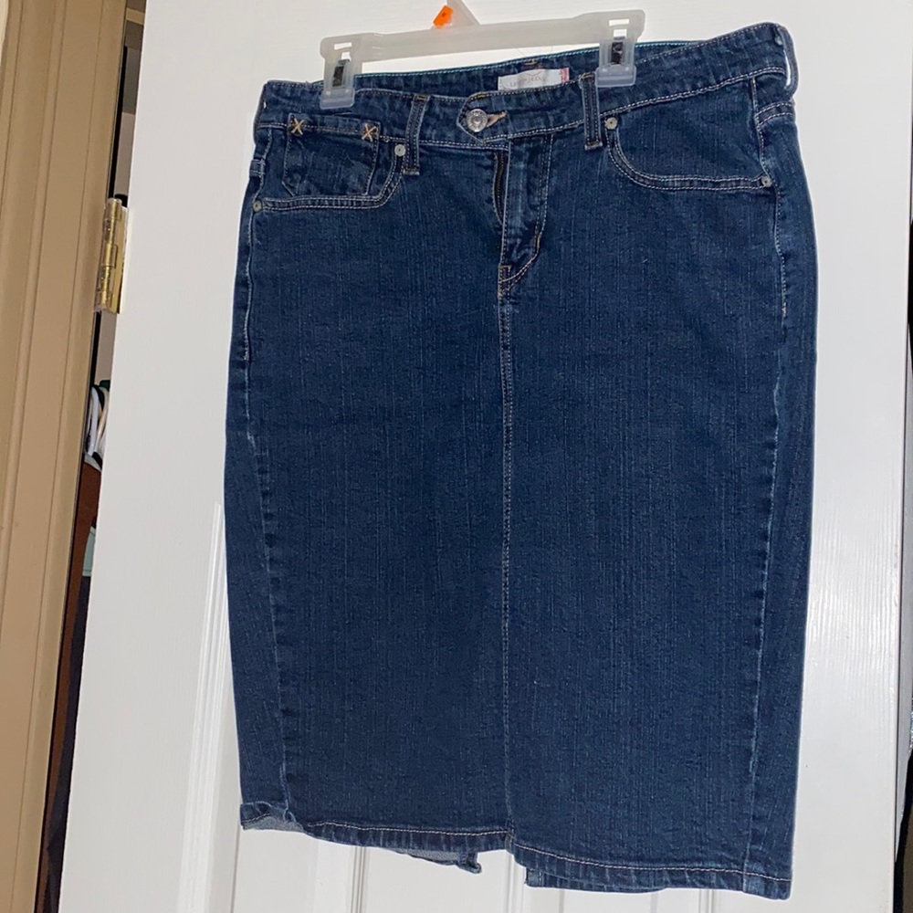 Dark blue skirt